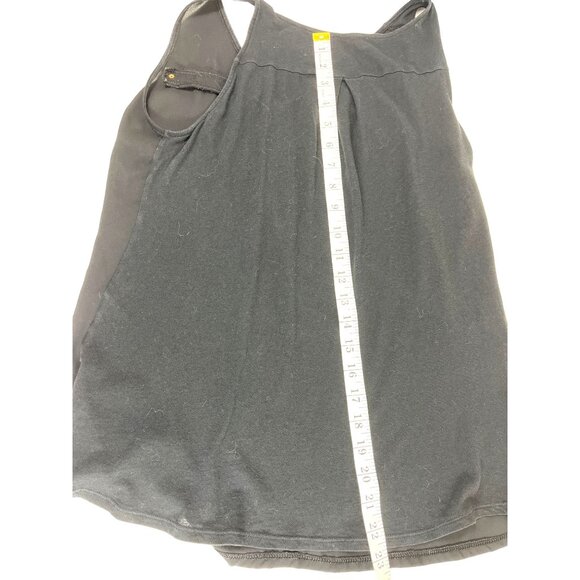 Express Medium Black Sleeveless Top 1/4 Zipper Front 21h - Picture 9 of 11